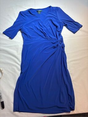 Lauren, Ralph Lauren blue wrap dress size 8